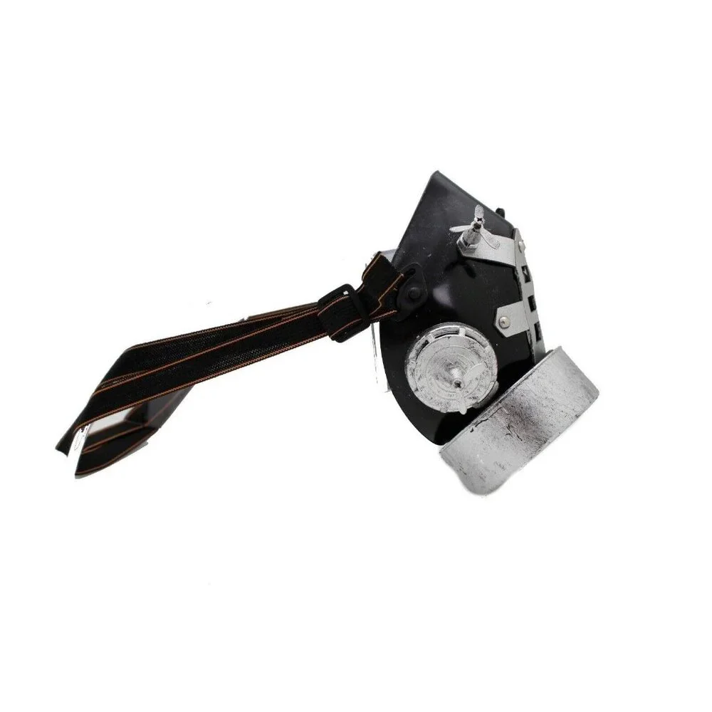 Men Women Face Black Silver Halloween Costume Gas Mask Steampunk Nuke One Size